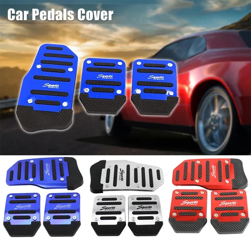 Tech Car Accessories - وسادات دواسات السيارة MT AT المضادة
