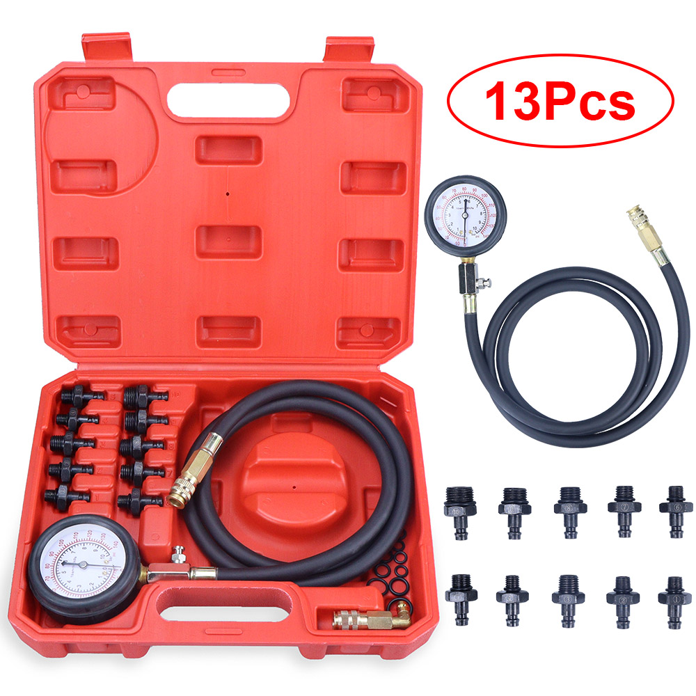 Tech Accessories Case - مجموعة أدوات قياس ضغط الزيت 0-140psi
