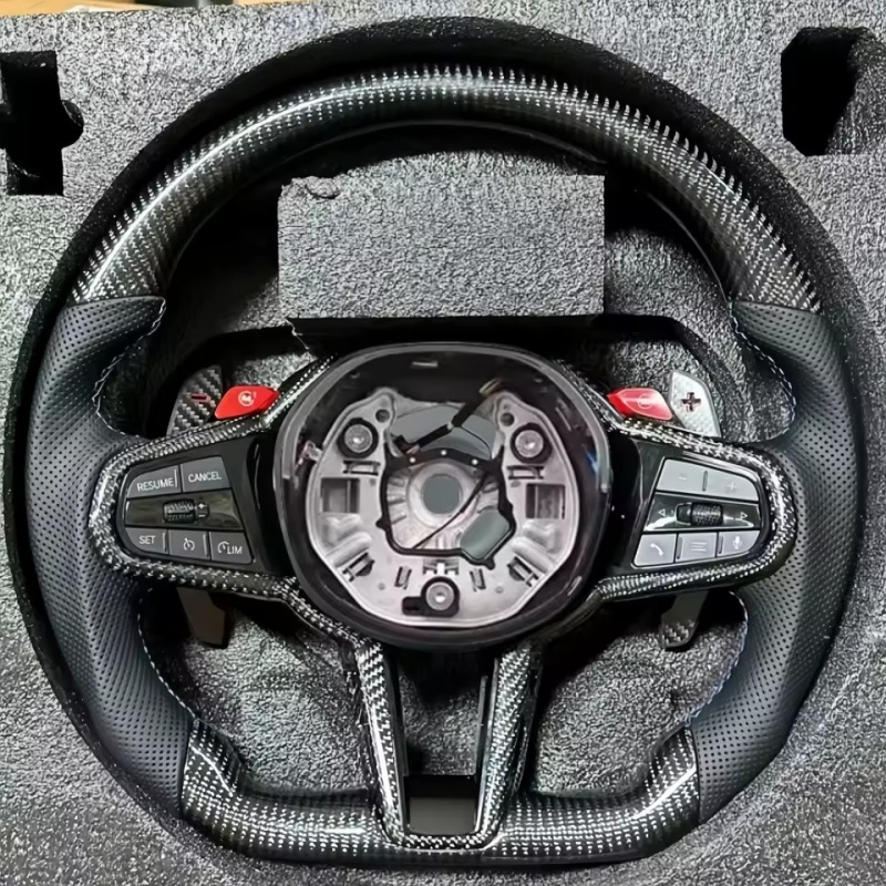 عجلة قيادة سيارة من ألياف الكر - مراجعة Tech Car Accessories وسعره