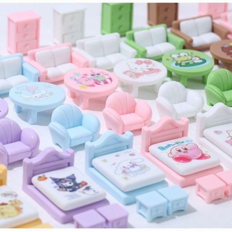 أثاث بيت الدمى المصغر بتصميم ق - مراجعة Kawaii Tech Accessories وسعره