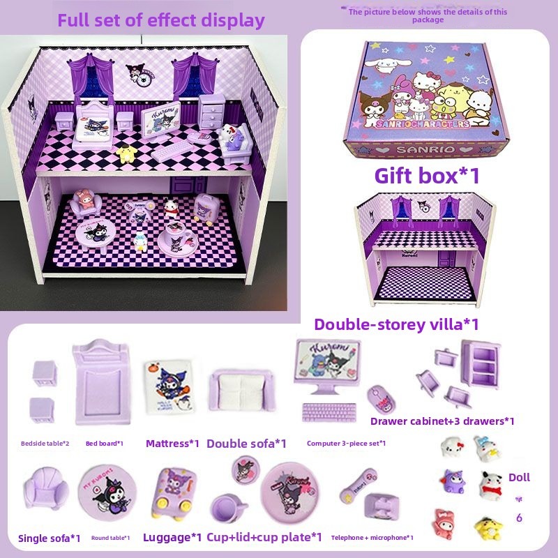 أثاث بيت الدمى المصغر بتصميم ق - مراجعة Kawaii Tech Accessories وسعره