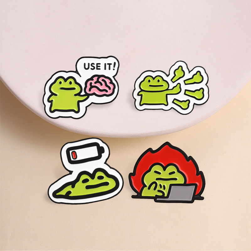 شارات الضفدع المرحة، دبابيس مي - مراجعة Kawaii Tech Accessories وسعره