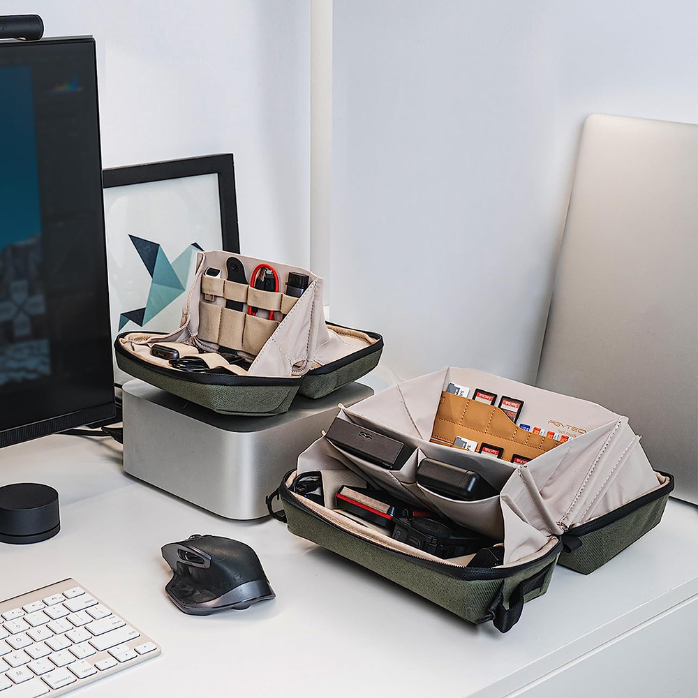 حقيبة إكسسوارات PGYTECH مقاومة - مراجعة Tech Accessories Case وسعره