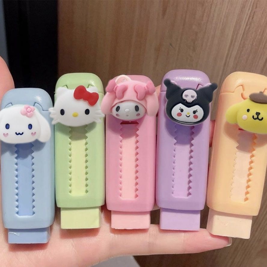 ممحاة كرتونية قابلة للسحب بتصم - مراجعة Kawaii Tech Accessories وسعره