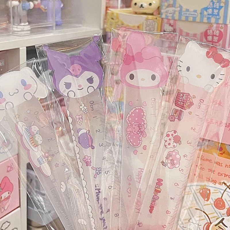 مسطرة سينامورول اللطيفة من سان - مراجعة Kawaii Tech Accessories وسعره