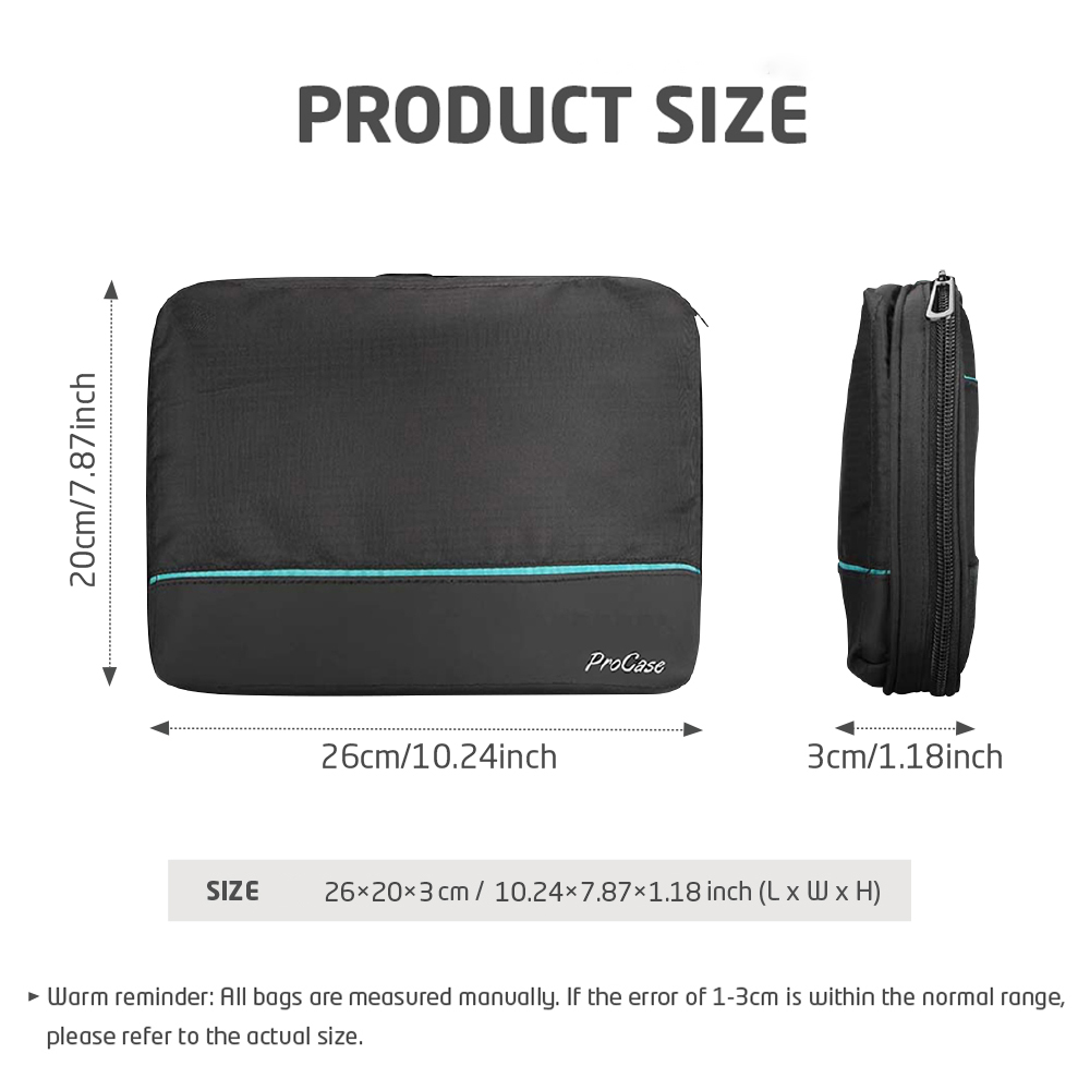 حقيبة تنظيم أدوات السفر، حافظة - مراجعة Tech Accessories Travel Organizer Pouch وسعره