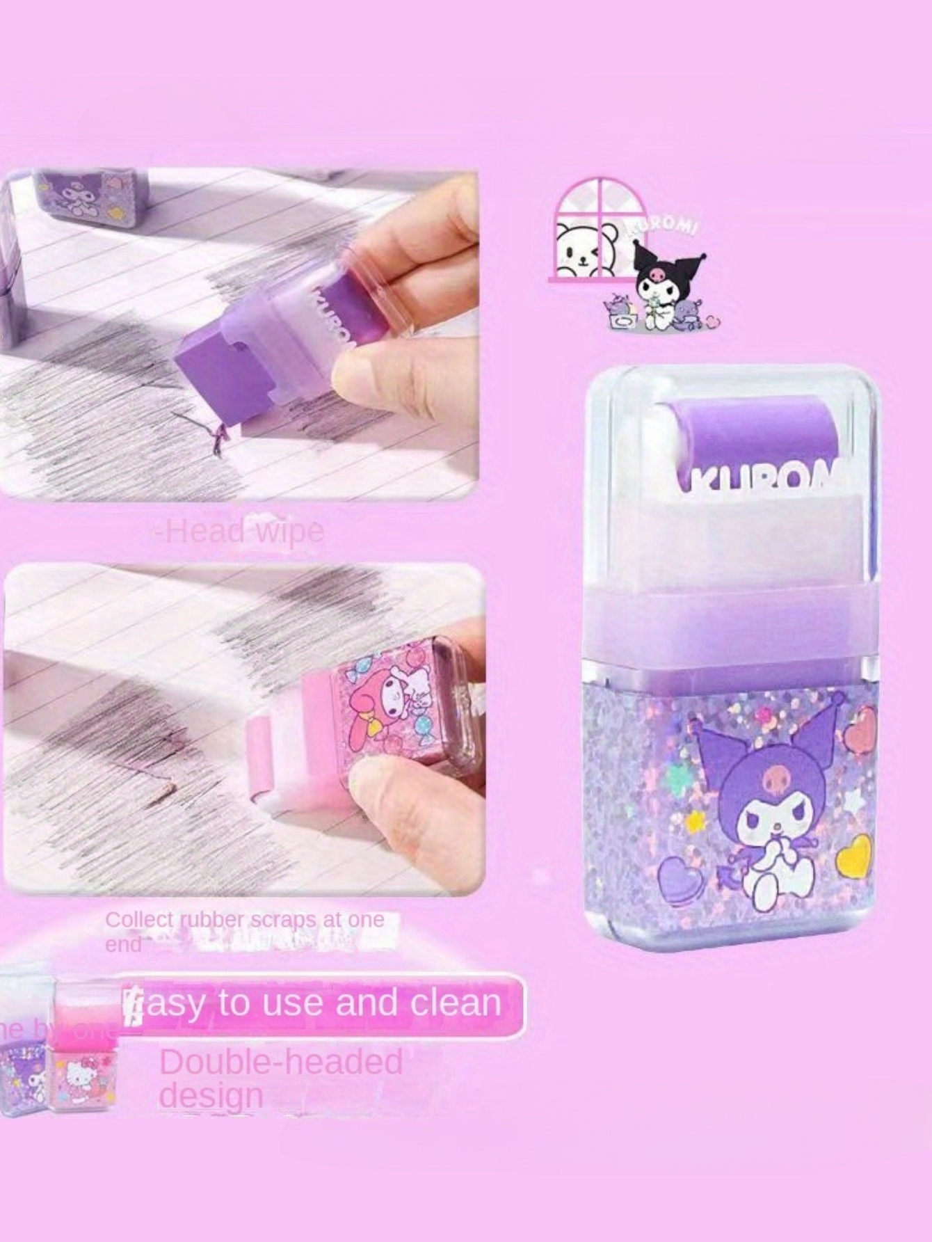 ممحاة لطيفة ومبتكرة بتصميم شخص - مراجعة Kawaii Tech Accessories وسعره