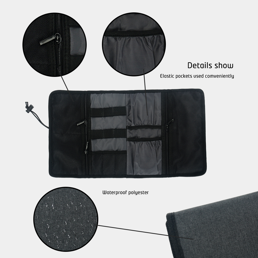 حقيبة تخزين الكابلات للسفر، حق - مراجعة Tech Accessories Travel Organizer Pouch وسعره