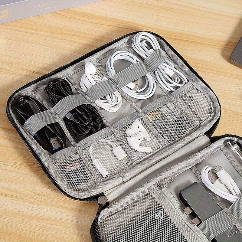 حقيبة تنظيم كابلات السفر متعدد - مراجعة Tech Accessories Travel Organizer Pouch وسعره