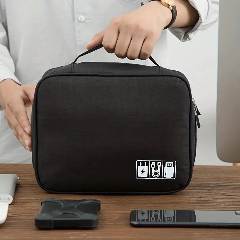 حقيبة لتنظيم الكابلات والأسلاك - مراجعة Tech Accessories Travel Organizer Pouch وسعره