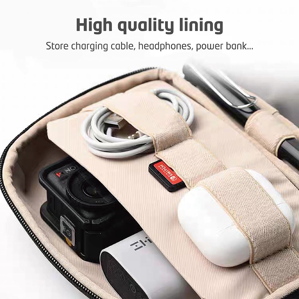 حقيبة تنظيم إلكترونيات كبيرة ا - مراجعة Tech Accessories Travel Organizer Pouch وسعره
